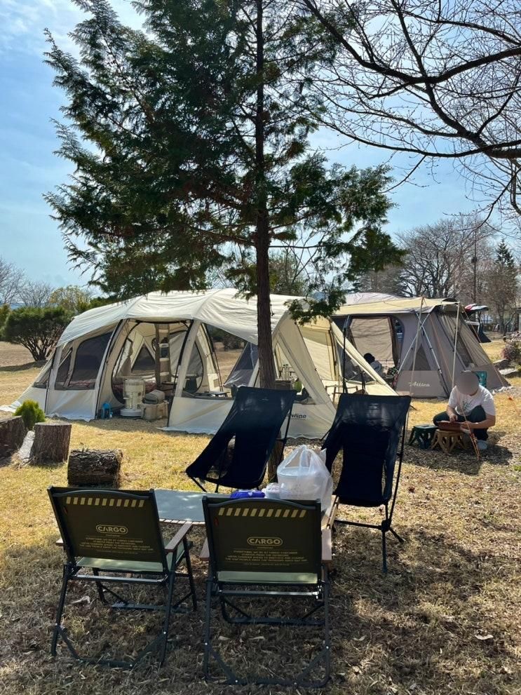 봄맞이 벚꽃캠핑 산청 경호강그린캠프 1박2일 솔직후기!