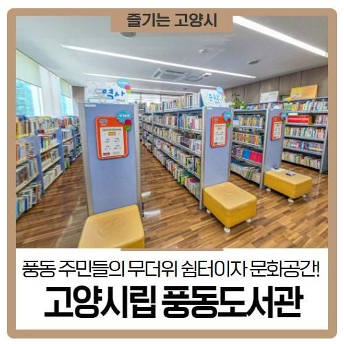 풍동 주민들의 무더위 쉼터이자 문화공간! 고양시립 풍동도서관