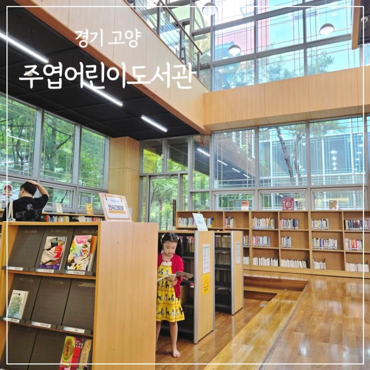 고양시립 주엽어린이도서관 일산 실내 아이와 가볼만한곳