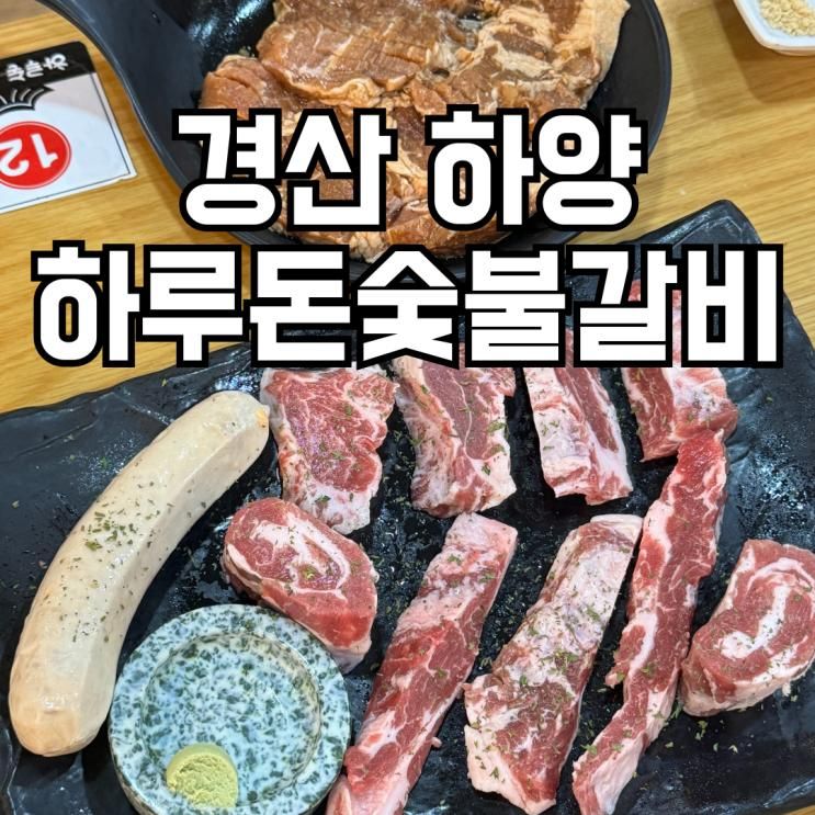 대가대 맛집 하루돈숯불갈비 하양점 놀이방 식당 아이 동반...