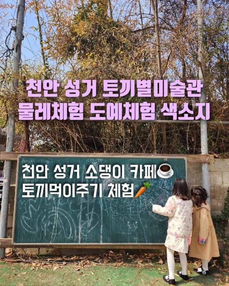 천안 성거 소댕이카페/토끼별미술관/천안도예체험/색소지/천안...