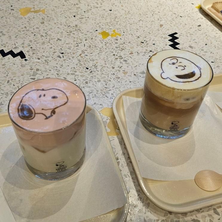 고터 카페 신세계백화점 강남 스누피플레이스 굿즈, 음료