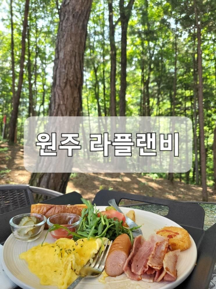원주 아이와 카페 신상 브런치 카페 라플랜비