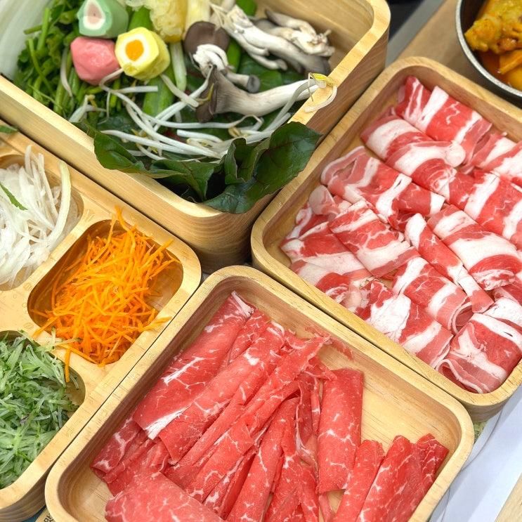 호텔식 샤브뷔페 동탄 맛집 샤브올데이 동탄신도시점