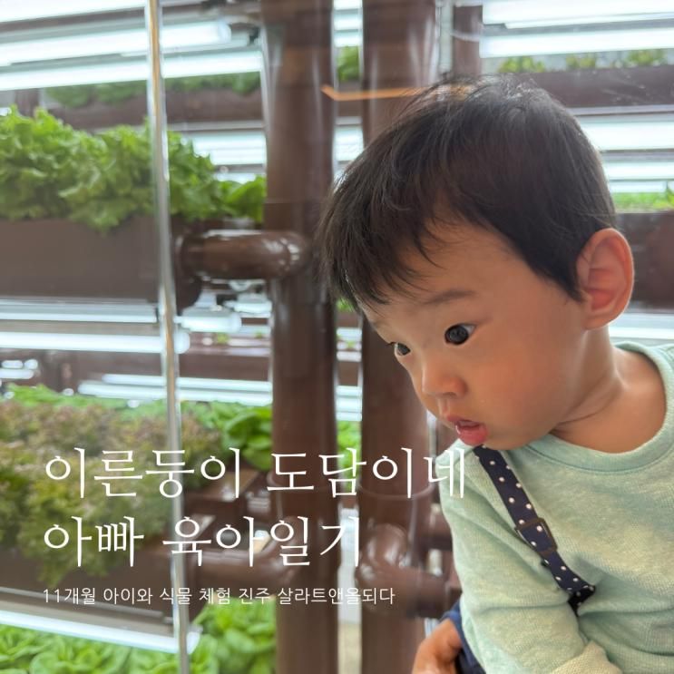 11개월 아이와 식물 체험 진주 살라트앤올되다 D+347