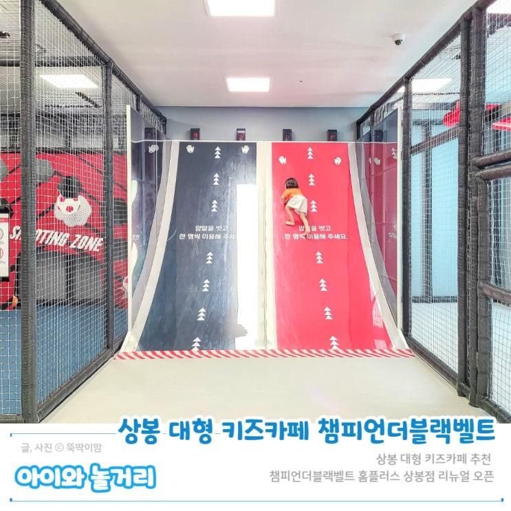 상봉 대형 키즈카페 추천 챔피언더블랙벨트 홈플러스 상봉점...