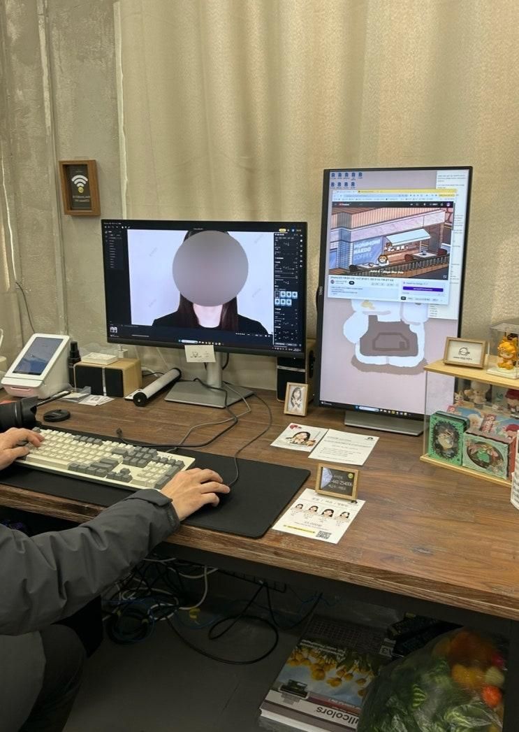 안산 중앙동 증명사진 프로필사진 보름달 스튜디오 안산점 보정...