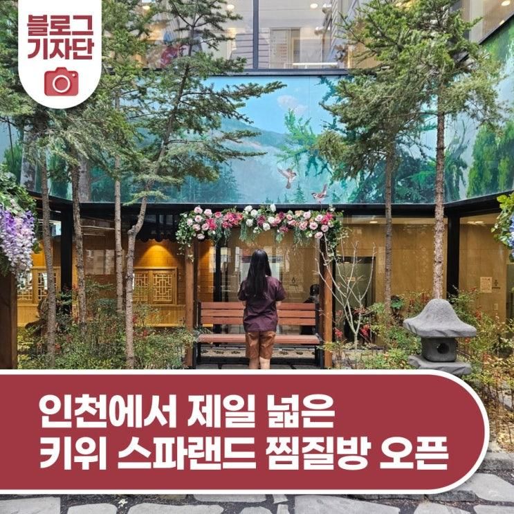 새롭게 오픈한 인천에서 제일 넓은 키위 스파랜드 찜질방!