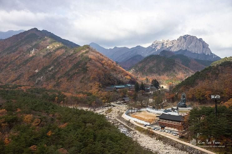 속초 설악산 국립공원 설악산 케이블카 권금성11월 대기 및...