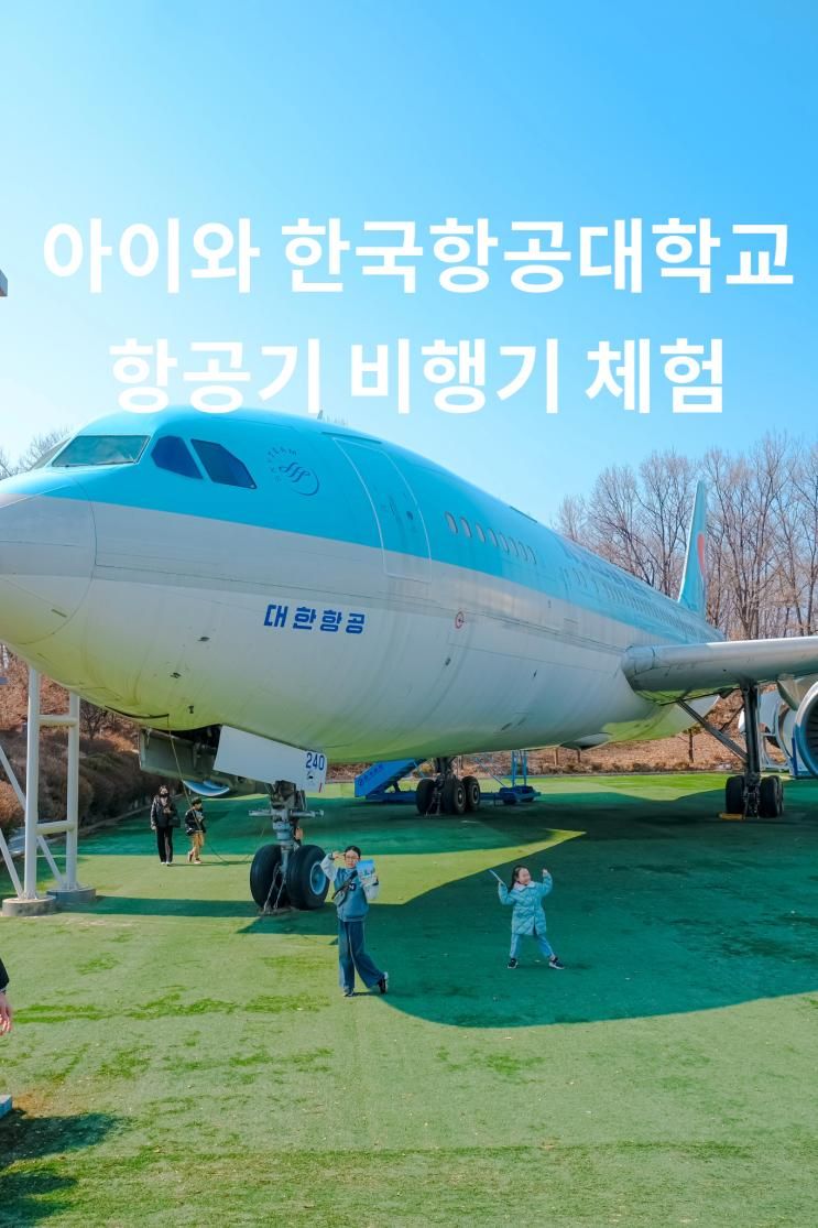 아이와 한국항공대학교 대한항공 A300 항공기 비행기 체험