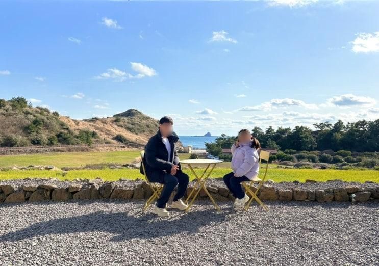 제주도 산방산 용머리해안 유채꽃 카페 소색채본 너무 예쁘네