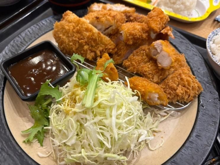 김포롯데몰맛집 아이와 가족 외식하기 좋은 명동가츠라