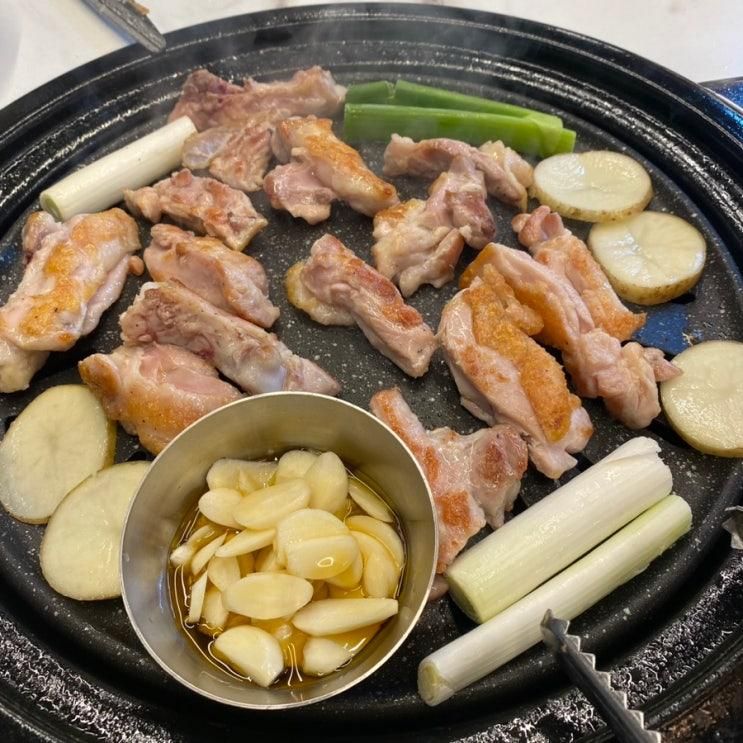 아이들도 좋아하는 닭갈비맛집 내돈내산 [옥빛미담숯불닭갈비]