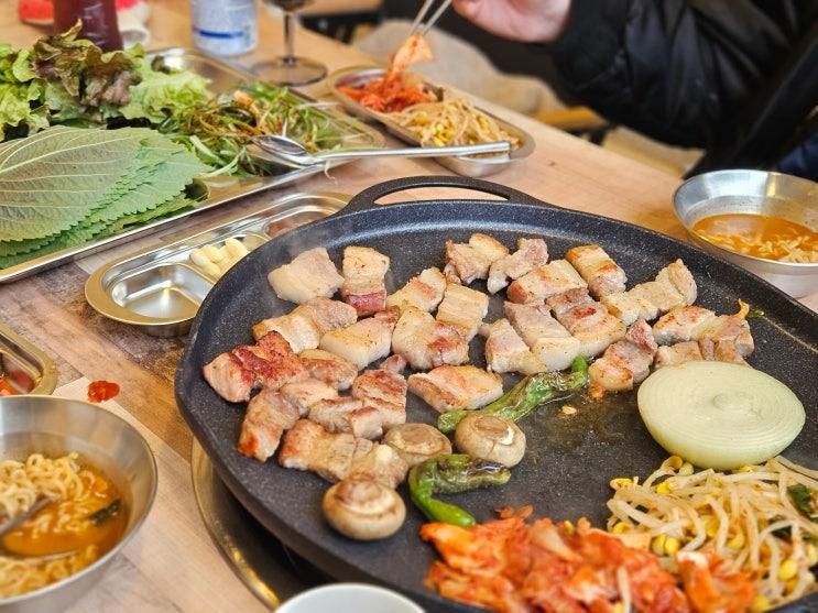 주말 아이랑 가볼만한 곳 캠핑식당 해밀리아 셀프바베큐장 후기