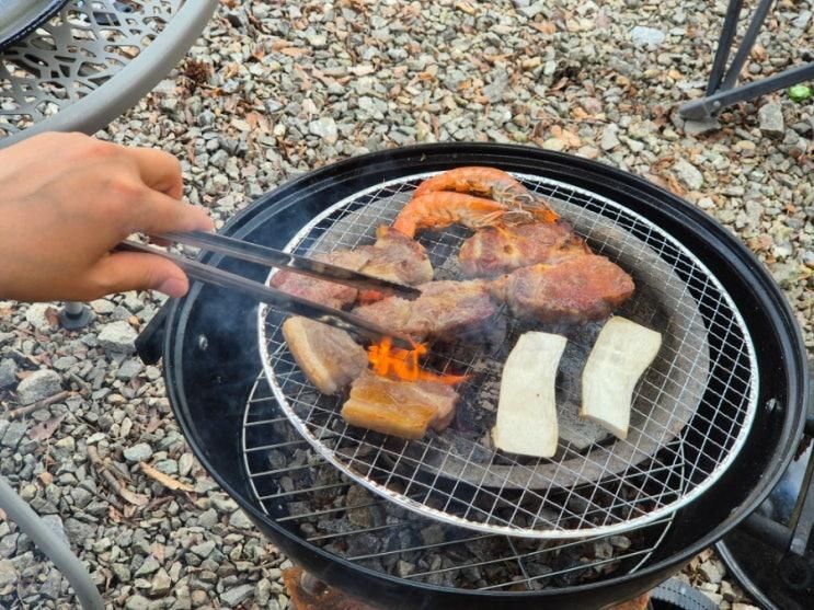 남한산성맛집 아기랑 설맥바베큐 글램핑 즐기기