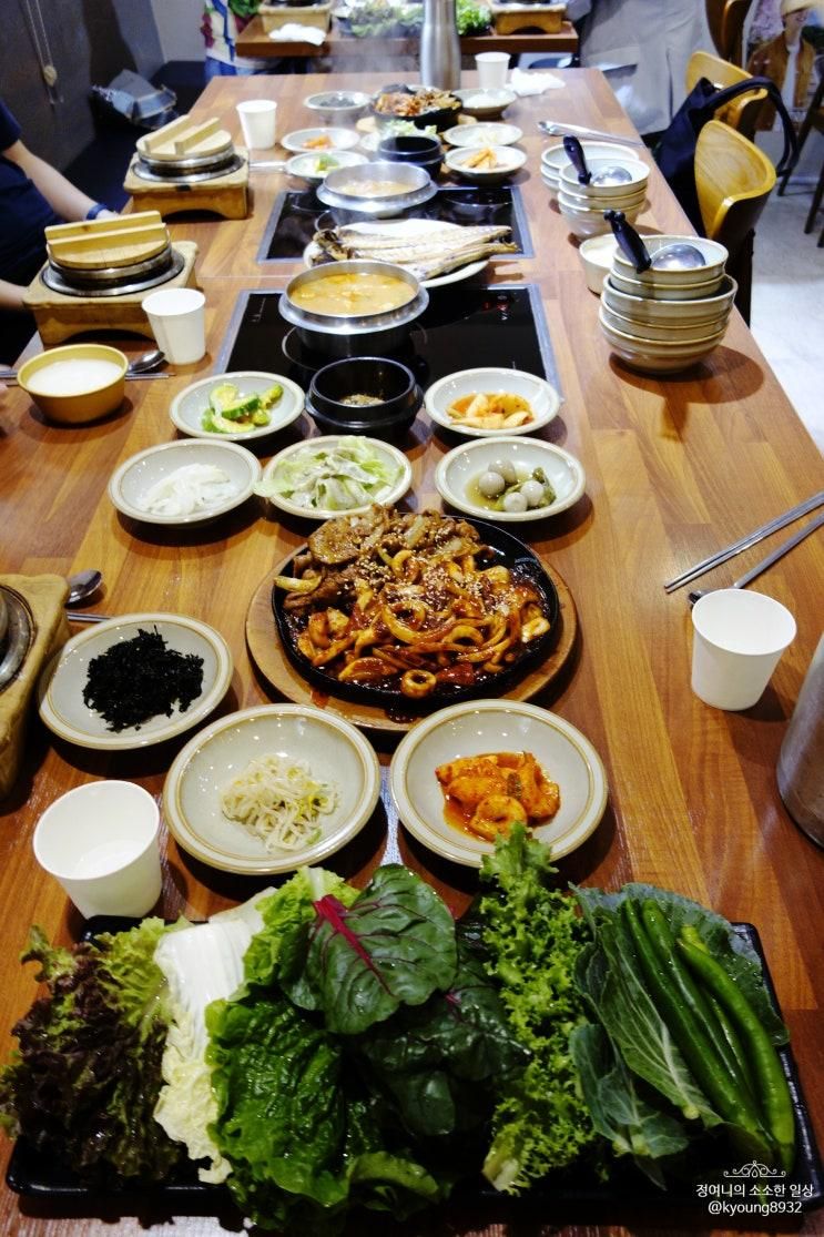 파주쌈밥맛집 심학산 들꽃쌈밥 가족외식에 딱인 한정식맛집