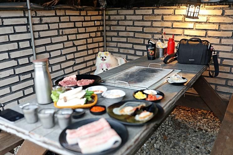 파주맛집 소고기무한리필 너른마당 파주애견동반식당