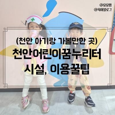 천안 어린이꿈누리터(예매, 주차, 카페, 이용꿀팁) 아기랑 실내...