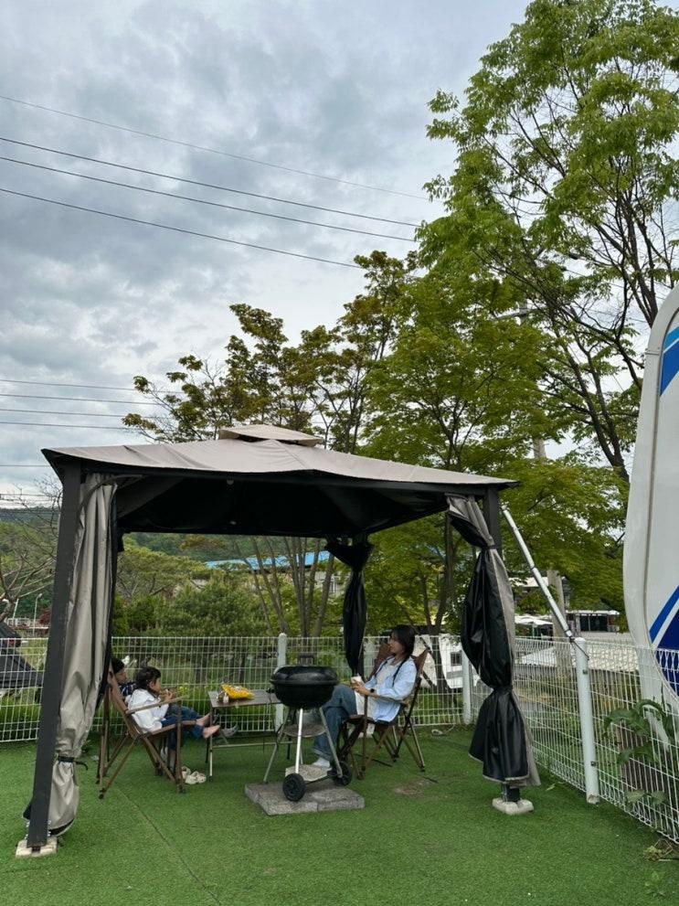 서울근교 아이랑 여행 가평 숙소 추천 올덴카라반캠핑장 가평점