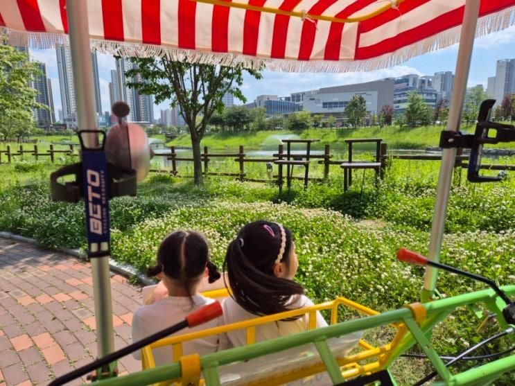아이들이 너무 좋아한 양주 옥정호수공원 자전거 대여&후기