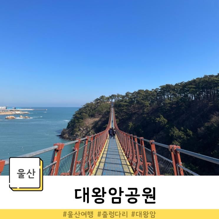 울산여행 가볼만한곳 대왕암공원 대왕교 출렁다리