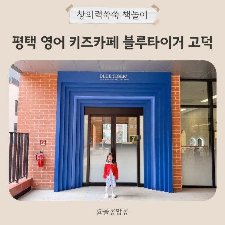 평택 키즈카페 유아 영어 블루타이거 고덕점 수업 후기
