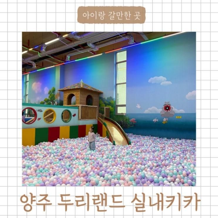 아이랑 서울 근교 키즈카페 찾는다면 임채무 양주 두리랜드 추천