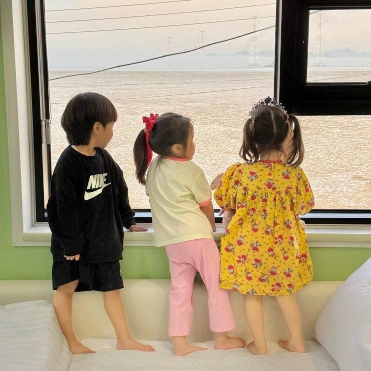 대부도 키즈펜션 신축 독채 풀빌라_선재유일390 / 44개월 아이랑