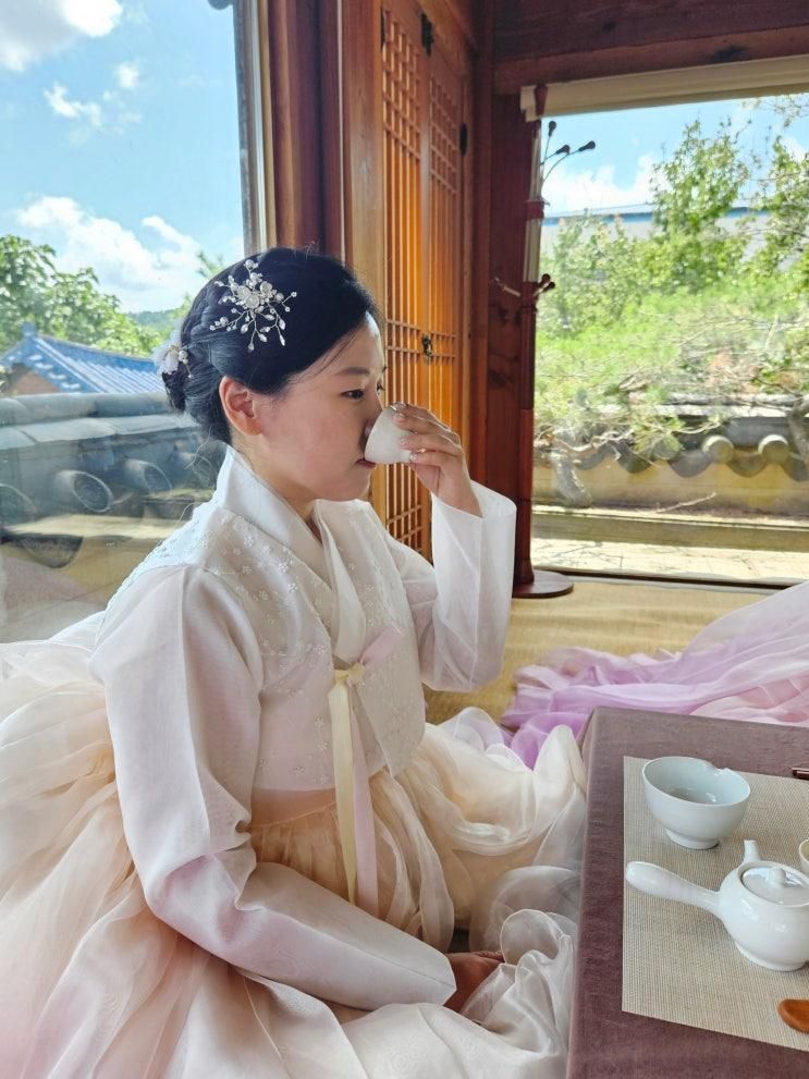 전주 한옥마을 한복대여 한복남 사진 명당 마시랑게 티하우스...