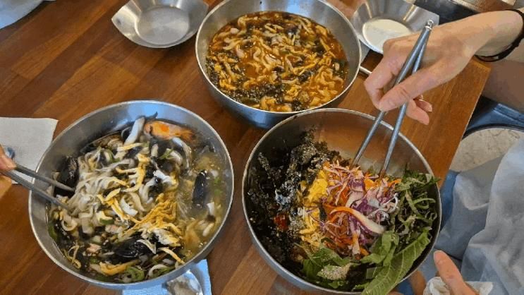 유명한 속초 장칼국수 면덕후들 모여라 오복식당