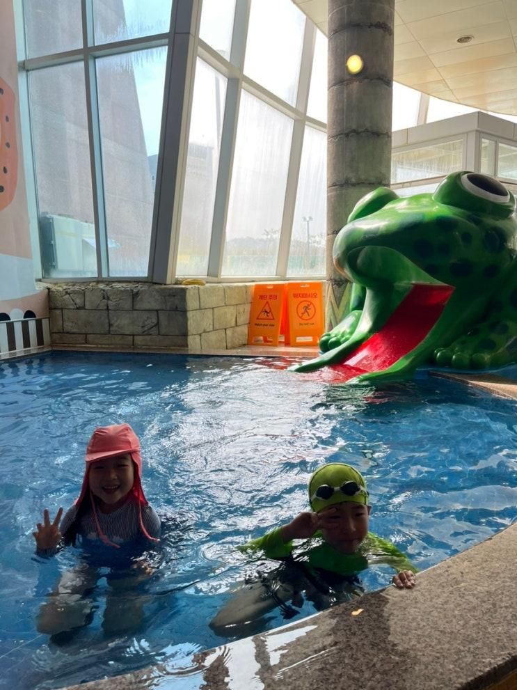 아이랑 인천 워터파크 추천 더위크앤리조트 아쿠아벤처 수영장...