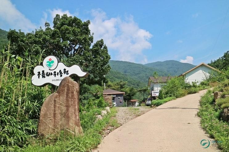 아이와 엄마의 힐링 체험농장 의령 구름바위농원~ 시원한...