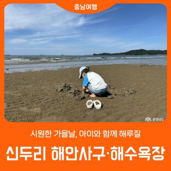 가을날, 아이와 함께 해루질 l 신두리 해안사구와 해수욕장