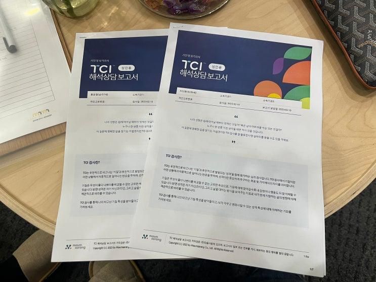 아동놀이연구소"마마아트스튜디오"에서 TCI(기질 및 성격검사)...