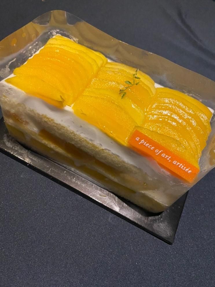 아티제 강남구청역점 케이크 후기 애플망고쇼트