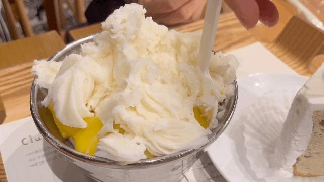 용산 아티제에서 망고 빙수 먹기-용산 아이파크몰 점