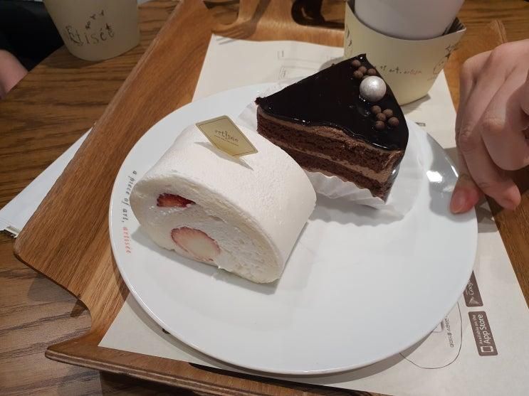 판교 케익이 맛있는 카페 아티제 판교알파리움점