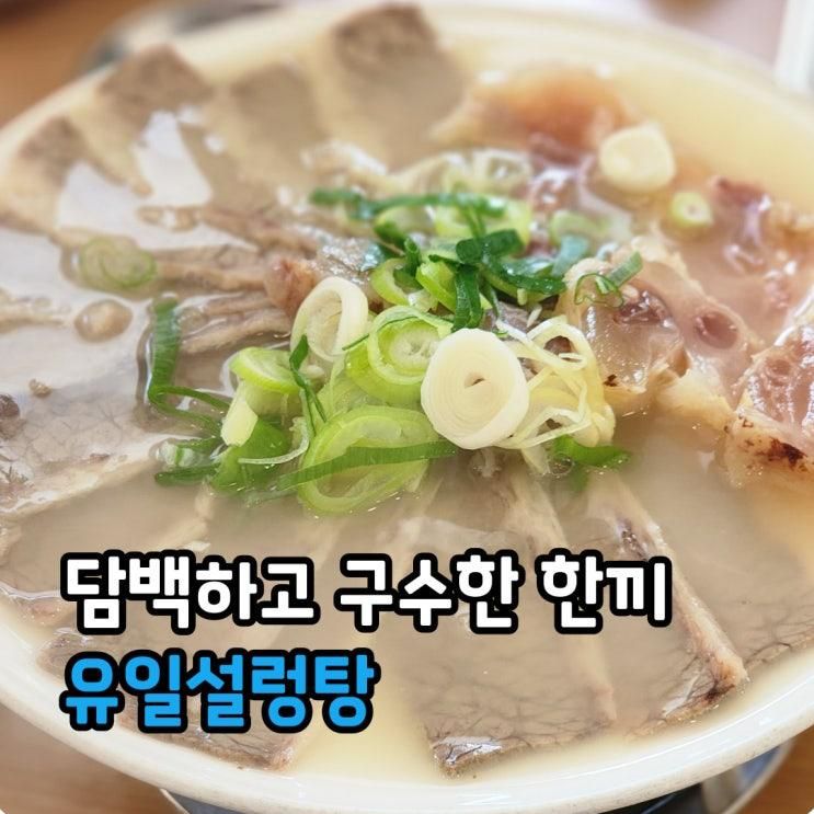 일산 성석동 유일설렁탕 이렇게 담백하다고?