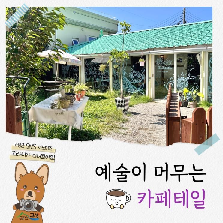 고성 가진항, 예술이 머무는 카페 '테일’