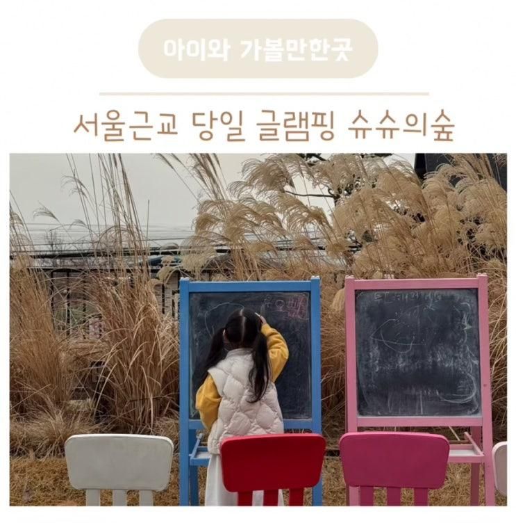 강화 아이와 가볼만한곳 서울근교 당일 글램핑 슈슈의숲