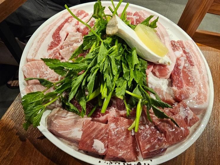 [원주 기업도시 맛집] 한마음정육식당 원주기업도시점 - 아기와...