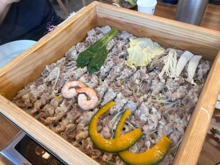 맛집] 소고기 편백찜과 샤브샤브 무한리필 맛집, 편백회관 계산점