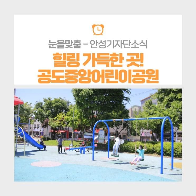 맛있는 음식과 힐링이 가득한 곳! 안성- 공도중앙어린이공원
