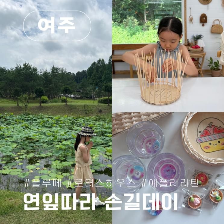 여주체험 로터스하우스 개구리 생태체험 애플리라탄...