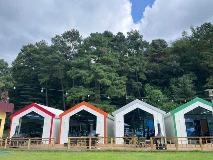 “평택 오소캠핑바베큐: 바비큐와 수영, 키즈카페까지 즐긴...