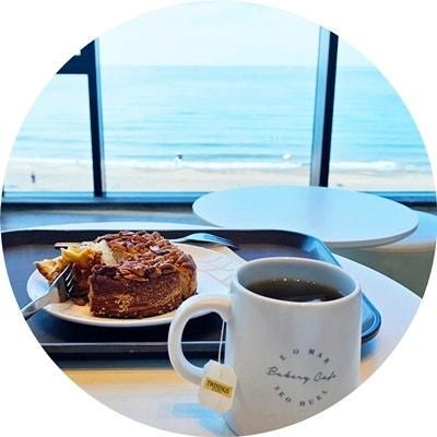 카페 제주시 삼양해수욕장 검은모래 오션뷰 에오마르 ft. 올패스