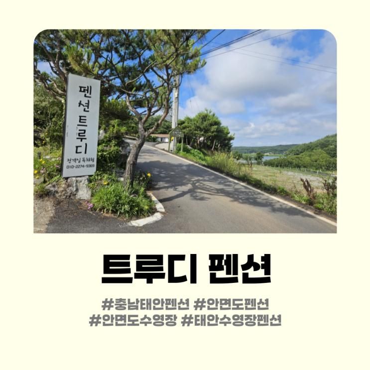 태안 안면도 가성비숙소 추천_펜션트루디 수영장있는 독채펜션
