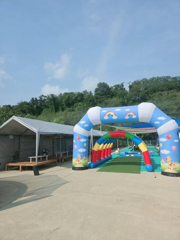 물놀이와 실내놀이터를 한곳에서 즐길수있는 아이엔지나인바운스