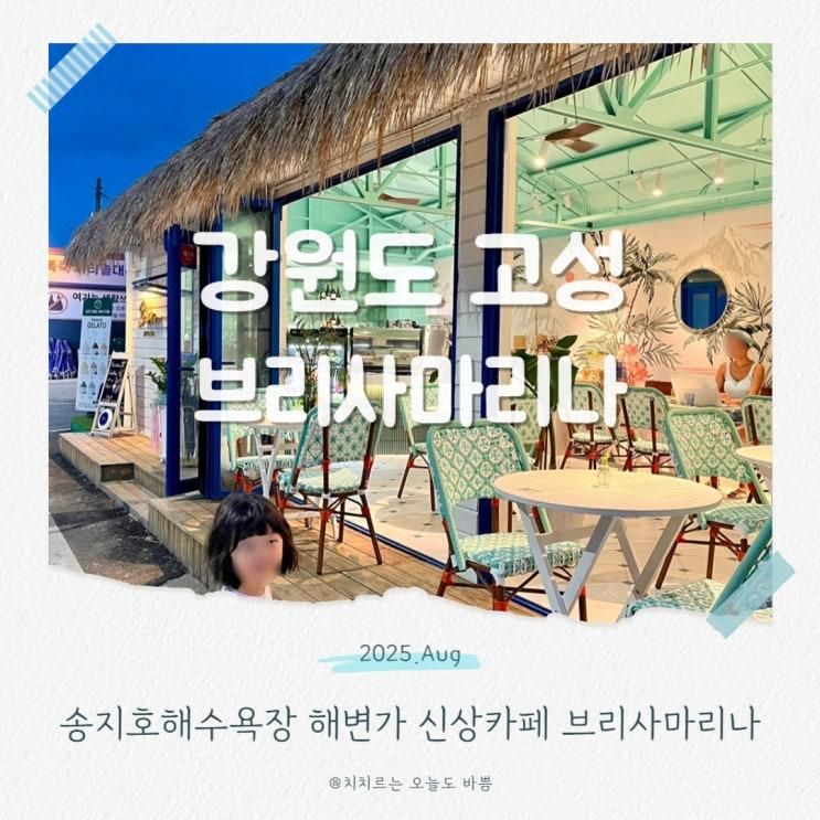 브리사마리나 강원도 고성송지호해수욕장 카페 오션뷰