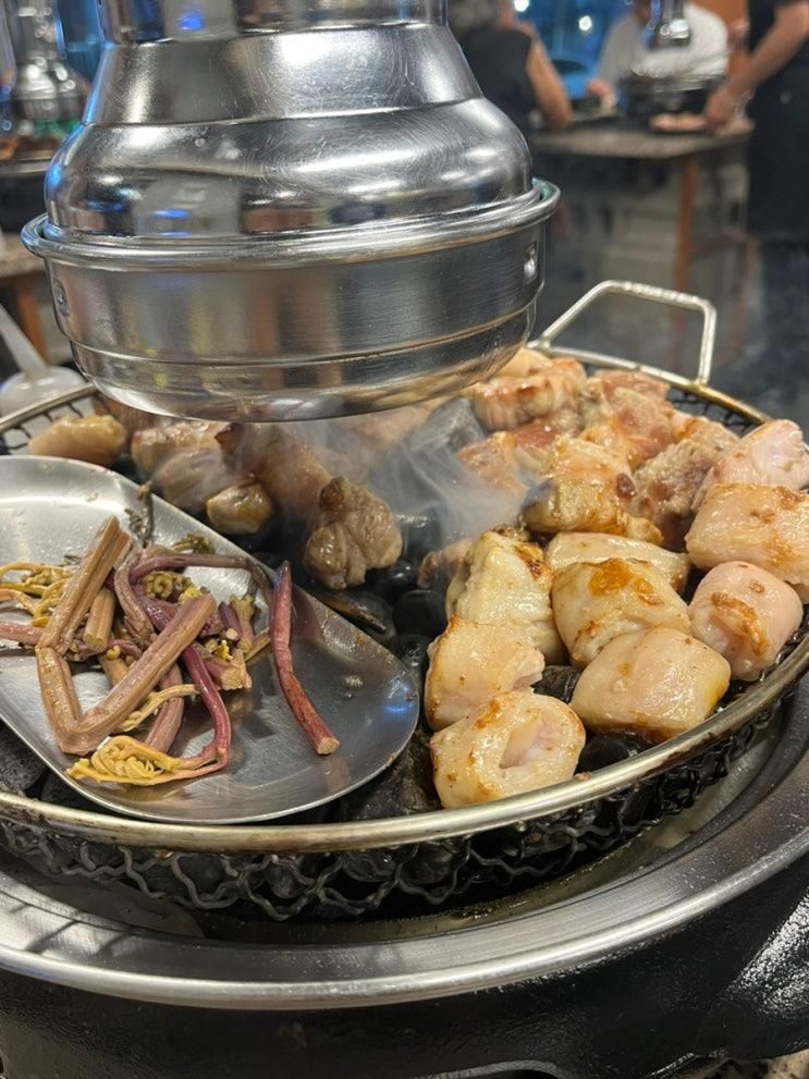 [속초] 자갈구이 삼겹살 맛집 '돌돼지314' | "얘들아, 나...